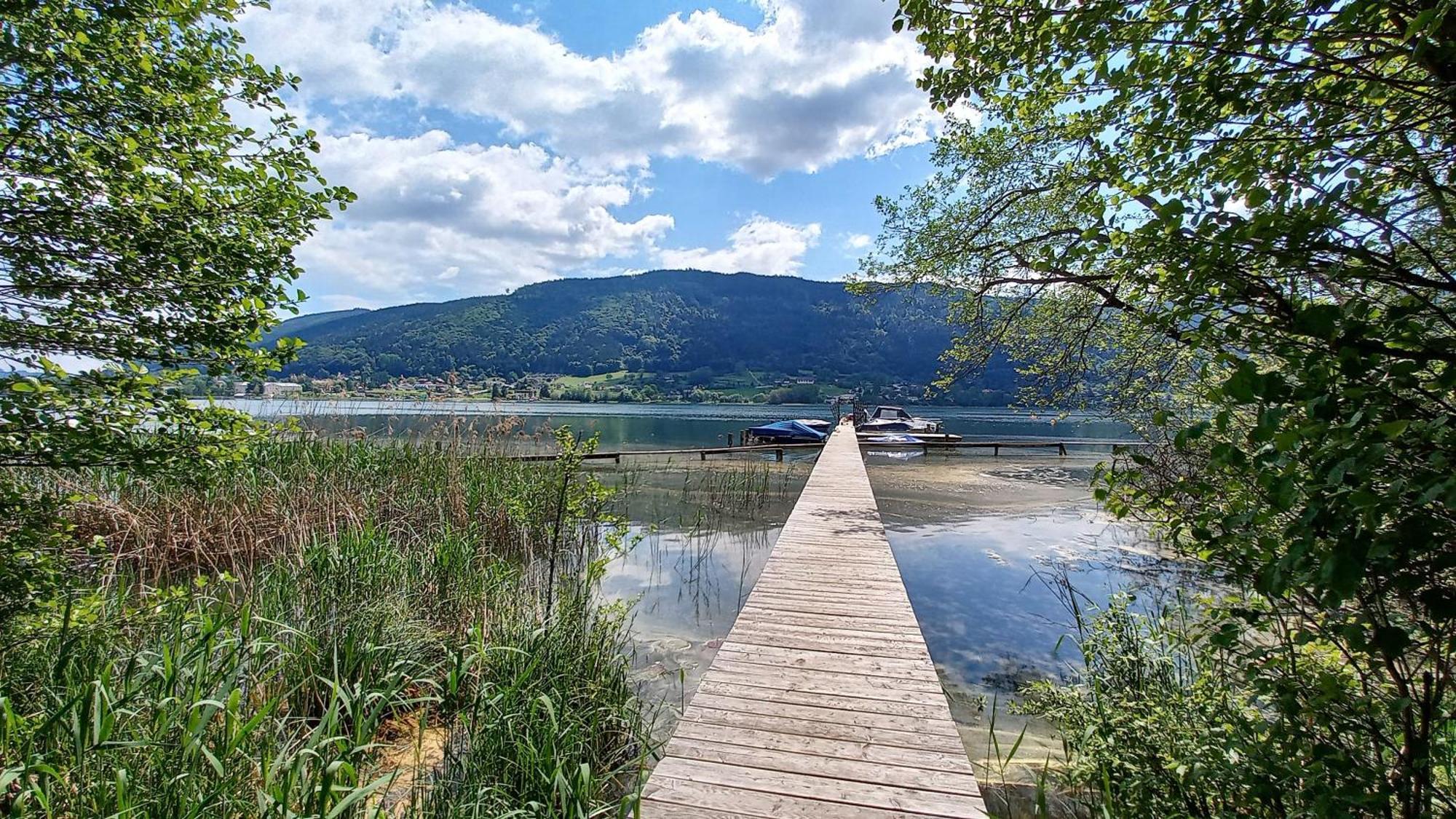 Kaspar Haus Kmb Seeblick Appartement Am Ossiacher See Mit Direktem Seezugang, Hallenbad Боденсдорф Экстерьер фото