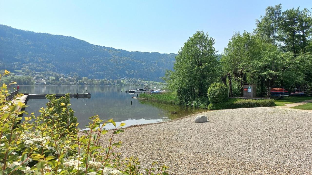 Kaspar Haus Kmb Seeblick Appartement Am Ossiacher See Mit Direktem Seezugang, Hallenbad Боденсдорф Экстерьер фото