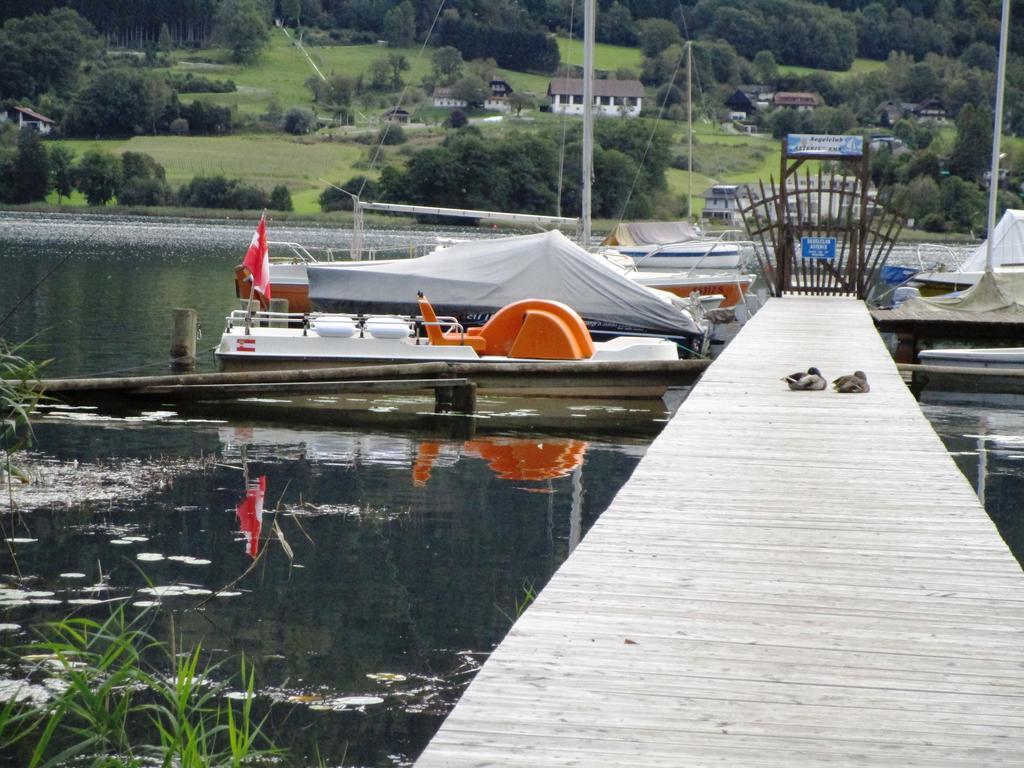 Kaspar Haus Kmb Seeblick Appartement Am Ossiacher See Mit Direktem Seezugang, Hallenbad Боденсдорф Экстерьер фото